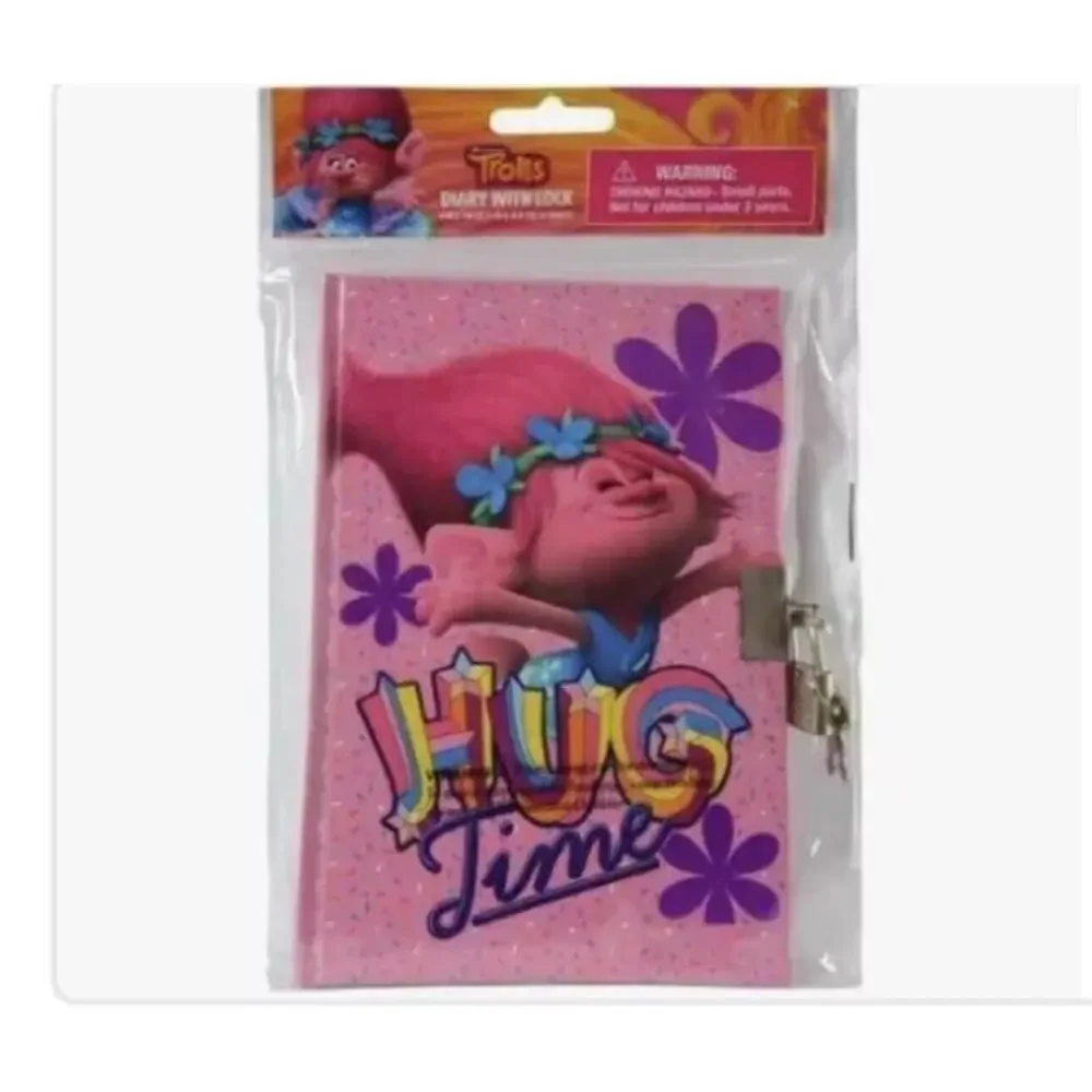 Trolls‎ Hug Time Hardcover Journal Diary With Lock Padlock 50 Pages 5” X 7”